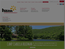 Tablet Screenshot of hazon.org